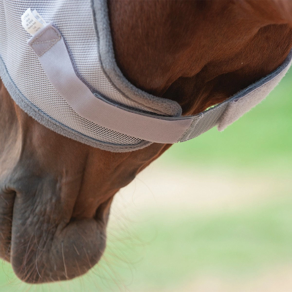 Hook and Loop Extender for Fly Masks, Grey pet shampoo pet brush pet wipes pet scissors pets comb