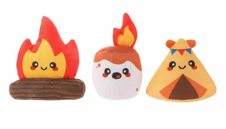 Hugsmart Camping Pups - Camphound Plush Dog Toys
