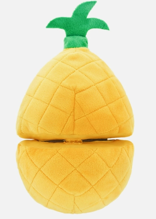 Hugsmart Fruity Critterz - Pineapple Interactive Dog Toy