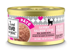 I And Love And You Grain Free Savory Salmon Pate Canned Cat Food cat calming diffuser cat stress relief anxiety cat treats cat relaxing spray pet mood aid