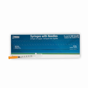 Ideal Insulin Syringes with Needle, Box of 100 cat grooming cat shampoo cat conditioner cat comb cat grooming glove
