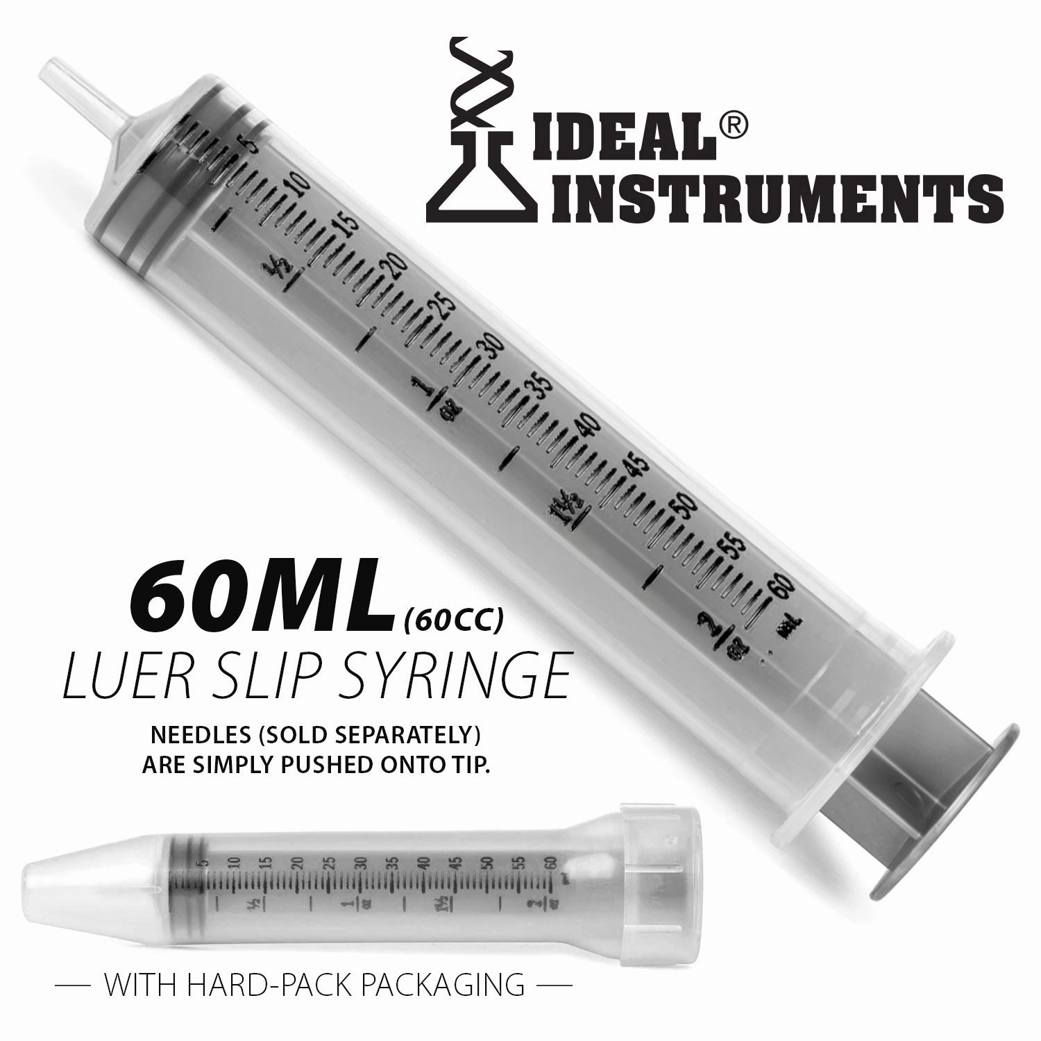 Ideal Luer Slip Syringes, Boxes