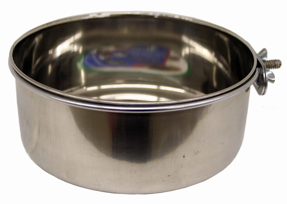 Indipets Stainless Steel Coop Cup with Screw-Nut Holder
