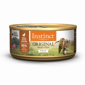 Instinct Original Real Duck Pate Grain-Free Canned Cat Food natural cat food soft cat treats freeze dried cat food organic cat treats indoor cat food
