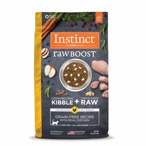Instinct Raw Boost Chicken Grain-Free Dry Cat Food 5lb natural cat food soft cat treats freeze dried cat food organic cat treats indoor cat food