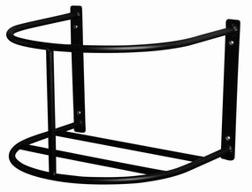 Jeffers 20 Quart Flatback Bucket Holder, Black chicken supplies backyard chicken coop accessories poultry food chicken vitamins