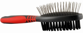 Jeffers 2-Sided Pet Grooming Pin Brush cat grooming cat shampoo cat conditioner cat comb cat grooming glove