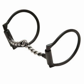 Jeffers Black Steel Offset Dee Horse Bit, Snaffle Mouth cat fur care cat grooming tools cat deshedding brush cat bath kit cat nail trimmer