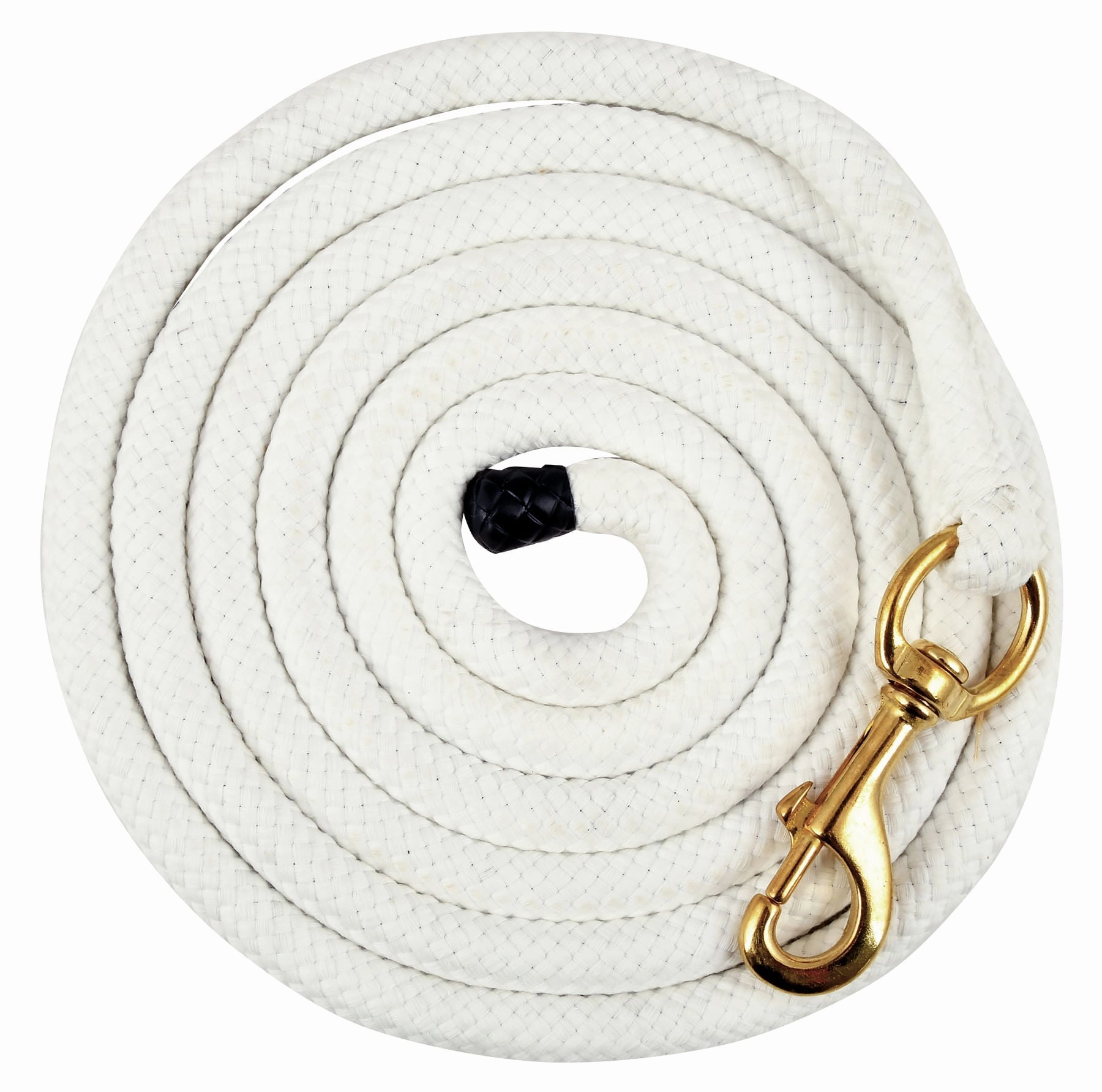 Jeffers Cotton Horse Lead Rope, 3/4" x 10'L with Brass Bolt Snap chicken supplies backyard chicken coop accessories poultry food chicken vitamins