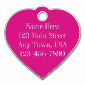 Jeffers Custom Personalized Engraved Heart Shaped ID Tags for Dogs & Cats cat grooming cat shampoo cat conditioner cat comb cat grooming glove
