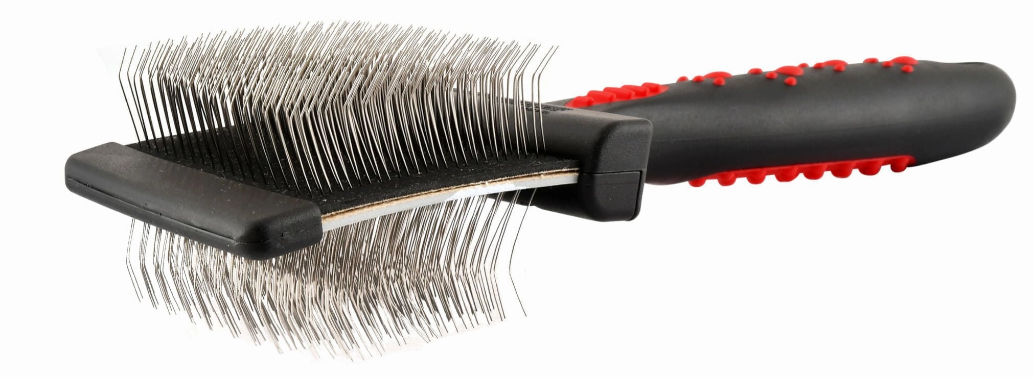 Jeffers Double-Sided Flexible Head Pet Grooming Slicker Brush cat grooming cat shampoo cat conditioner cat comb cat grooming glove