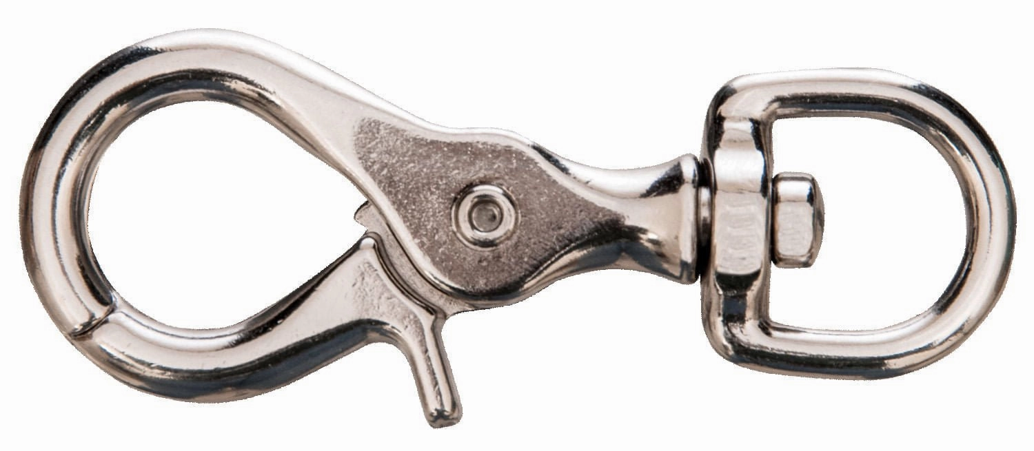 Jeffers Giant Nickel-Plated Scissor Snap, 3-3/4" chicken supplies backyard chicken coop accessories poultry food chicken vitamins