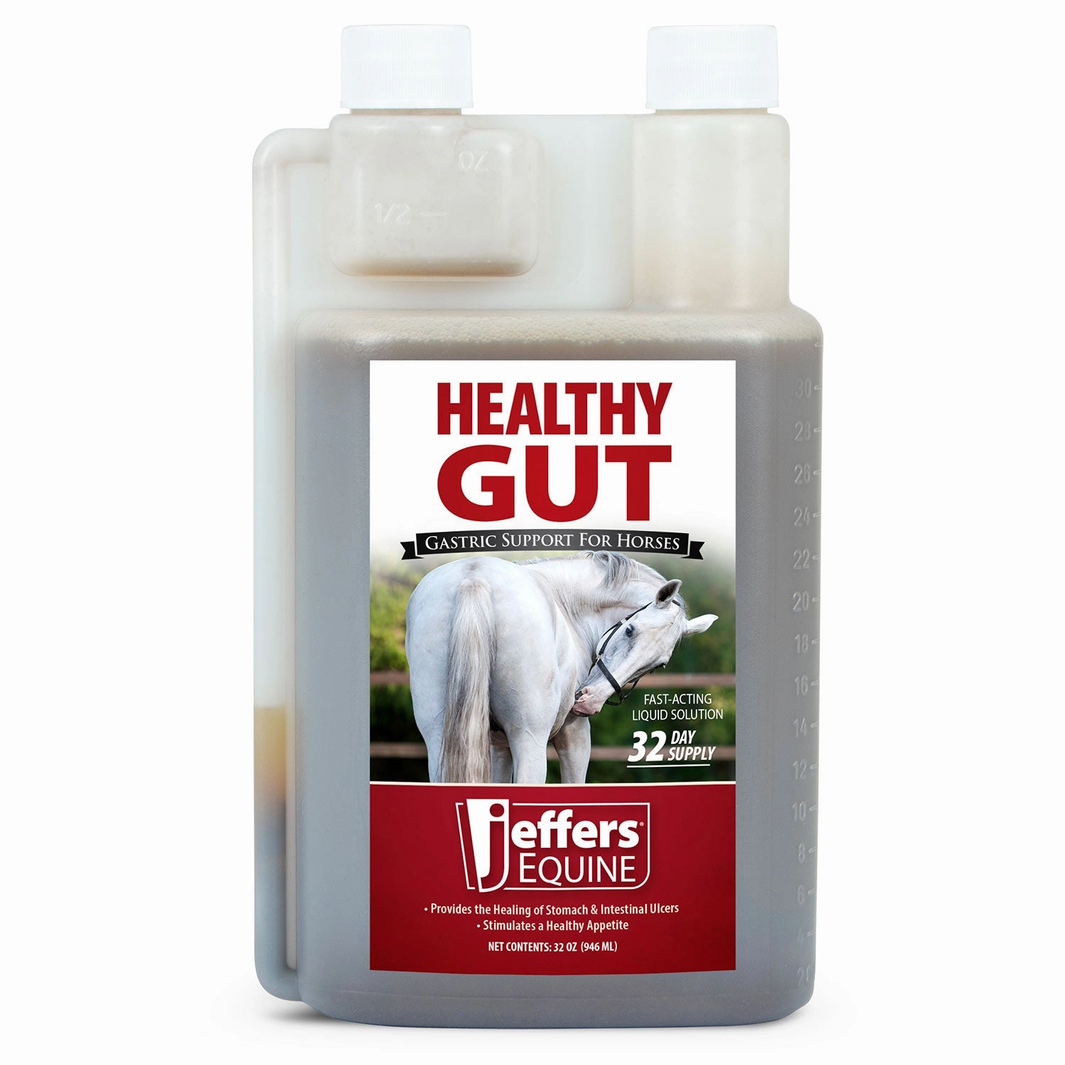 Jeffers Healthy Gut Gastric Support Liquid Supplement for Horses tuff dog toys durable toys for dogs chew tested toys hard chew toy strong plush