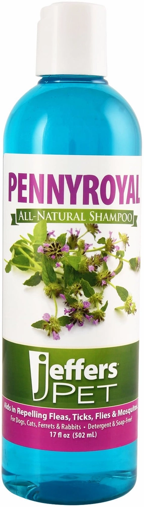 Jeffers Pennyroyal Natural Shampoo for Dogs and Cats cat grooming cat shampoo cat conditioner cat comb cat grooming glove
