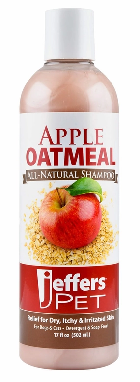 Jeffers Pet Apple-Oatmeal Shampoo for Dogs and Cats cat grooming cat shampoo cat conditioner cat comb cat grooming glove