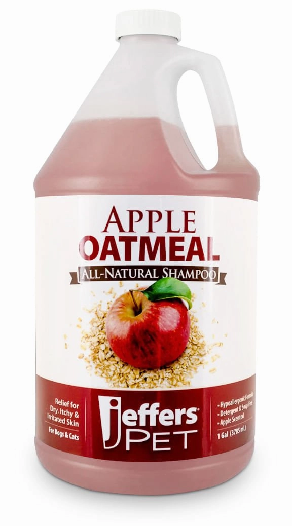 Jeffers Pet Apple-Oatmeal Shampoo for Dogs and Cats