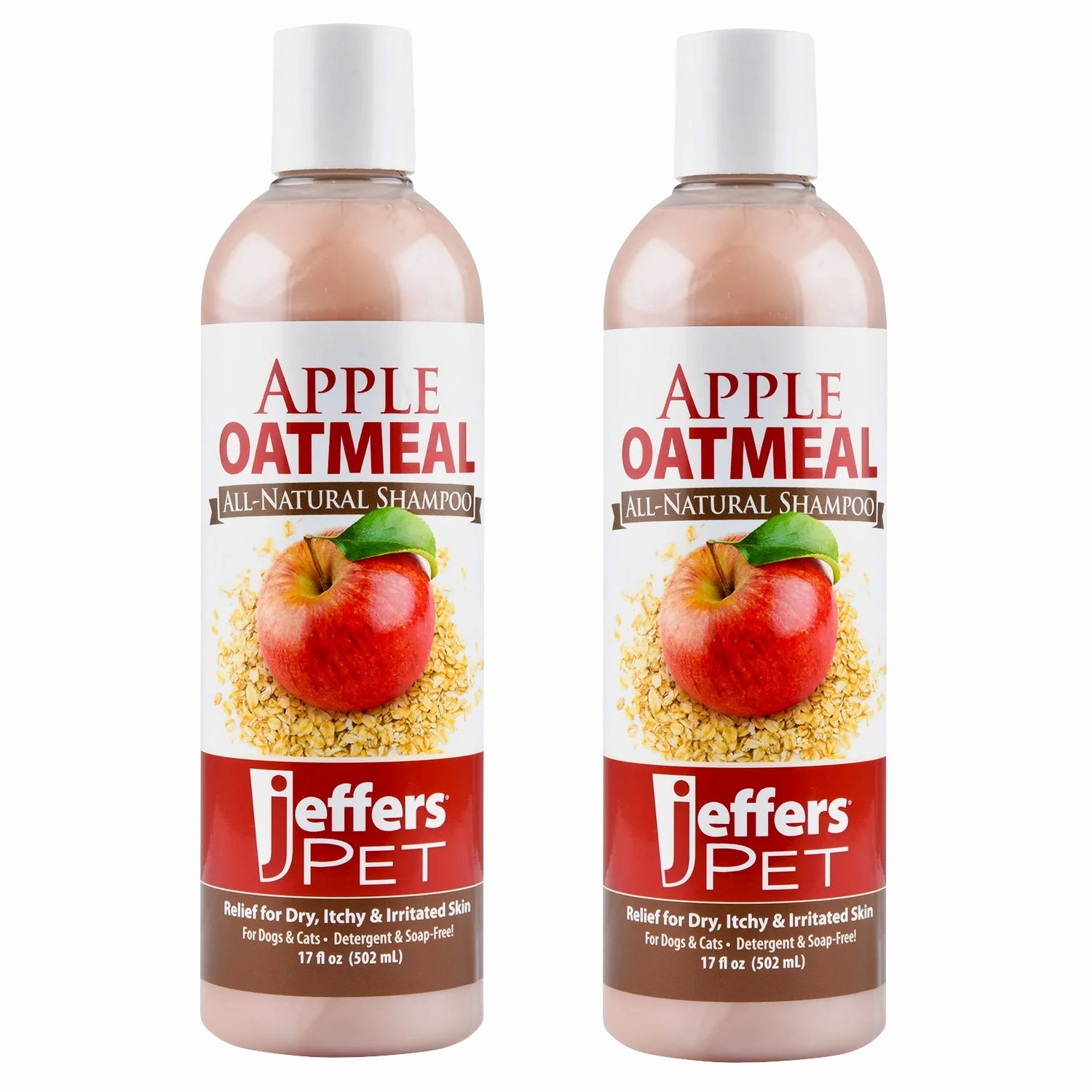 Jeffers Pet Apple-Oatmeal Shampoo for Dogs and Cats
