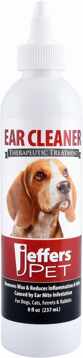 Jeffers Pet Ear Cleaner Therapeutic Treatment Solution with Eucalyptus cat grooming cat shampoo cat conditioner cat comb cat grooming glove