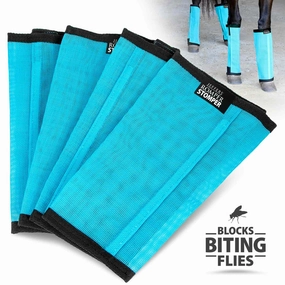 Jeffers Romper Stomper "Stomp-Free" Fly Boots for Horses, 4 pack pet shampoo pet brush pet wipes pet scissors pets comb