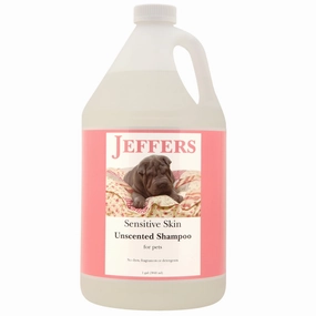 Jeffers Sensitive Skin Unscented, Dye-Free, Fragrance-Free Pet Shampoo, Gallon cat beds cat scratching post cat shampoo cat tunnel cat brush