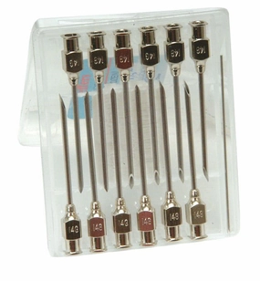 Jeffers Stainless Steel Veterinary Needles, 12 pack cat grooming cat shampoo cat conditioner cat comb cat grooming glove