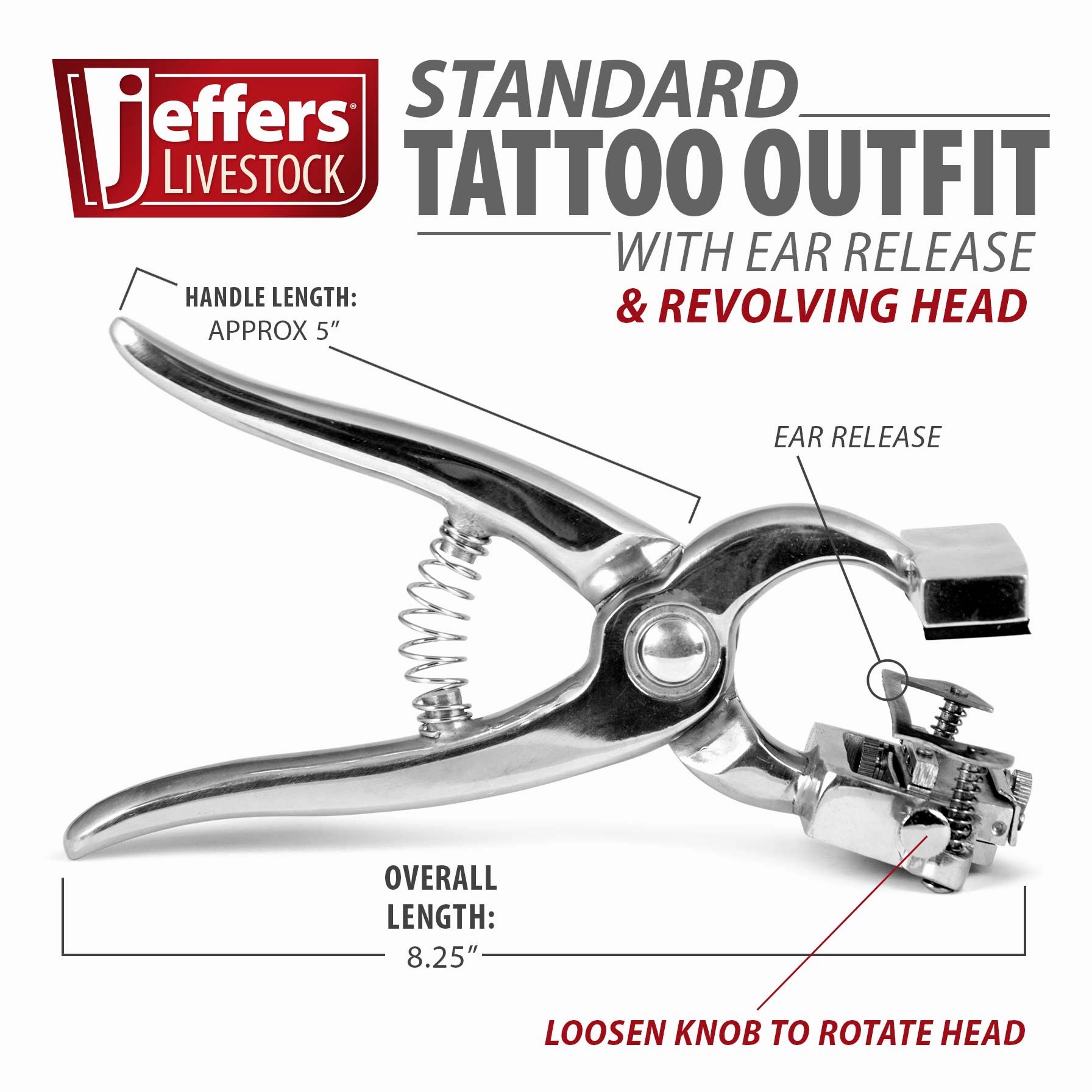 Jeffers Standard Tattoo Outfit with Roll-On Ink