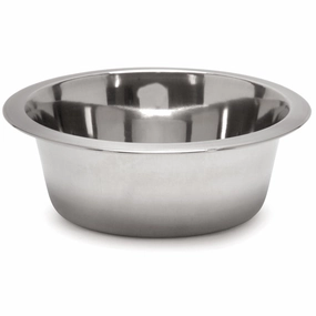 Jeffers Standard-Weight Stainless Steel Food & Water Pet Bowls cat grooming cat shampoo cat conditioner cat comb cat grooming glove