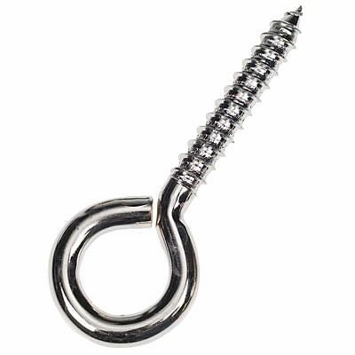 Jeffers Steel Wire Screw Eyes for Barn & Stable, 10 Pack chicken supplies backyard chicken coop accessories poultry food chicken vitamins