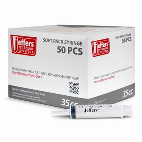 Jeffers Syringe with Catheter Tip sheep feed sheep mineral sheep hay sheep pellets sheep salt block