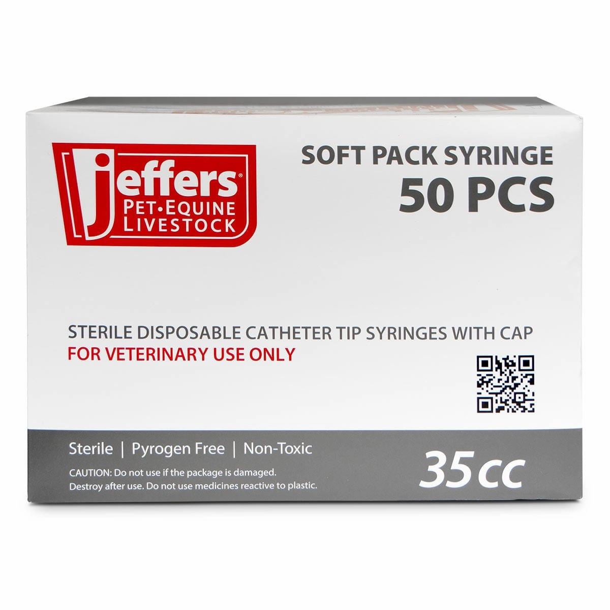 Jeffers Syringe with Catheter Tip