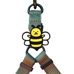 Jiby Dog Crew Silicone Dog Badge Charm - Bumblebee dog accessories dog collar dog leash dog bowtie dog backpack