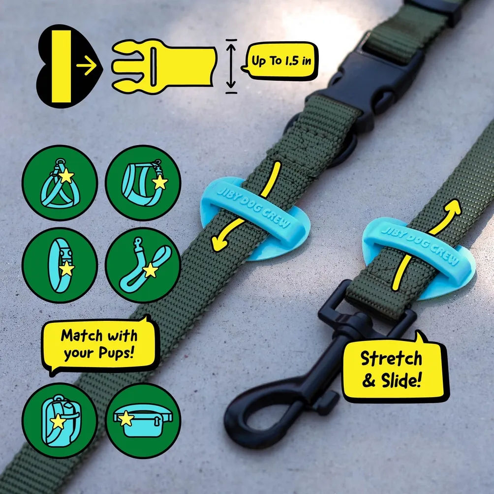 Jiby Dog Crew Silicone Dog Badge Charm - Rescue