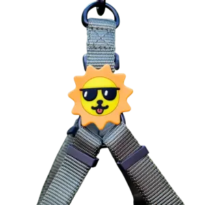 Jiby Dog Crew Silicone Dog Badge Charm - Suns Out dog accessories dog collar dog leash dog bowtie dog backpack