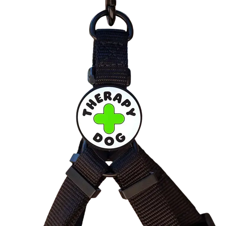 Jiby Dog Crew Silicone Dog Badge Charm - Therapy Dog dog accessories dog collar dog leash dog bowtie dog backpack