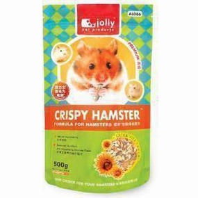 Jolly Crispy Hamster Food 500g (AL086) hamster food guinea pig food rabbit hay rodent treats mouse food