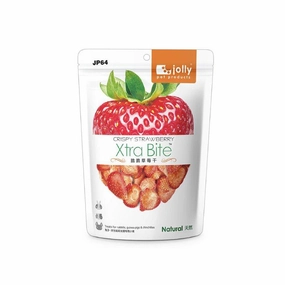 Jolly Crispy Strawberry Treats 8g (JP64) kitten health kit kitten booster vitamins kid cat immune kitten digestion kitten omega 3