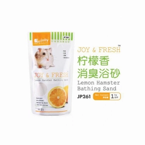 Jolly Joy & Fresh Hamster Bathing Sand Lemon 1kg (JP261) dog water fountain slow feeder automatic dog feeder gravity feeder dog food dispenser