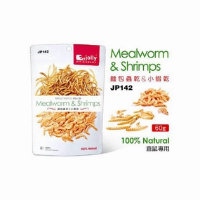 Jolly Mealworm & Shrimp Snack 60g kitten health kit kitten booster vitamins kid cat immune kitten digestion kitten omega 3