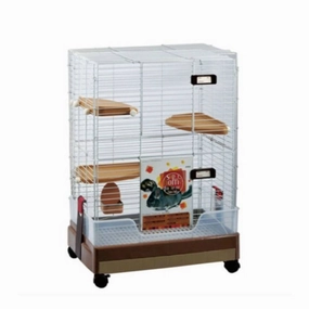 Jolly Super Home Chinchilla Cage with Jump Boards Coffee (JP89) hamster cage guinea pig supplies small animal accessories rabbit water bottle rat tunnel