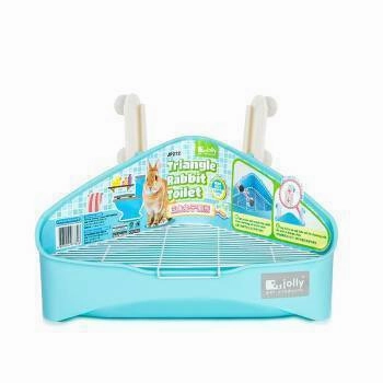 Jolly Triangle Rabbit Toilet Large - Blue (JP272) hamster cage guinea pig supplies small animal accessories rabbit water bottle rat tunnel