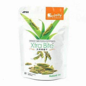 Jolly Xtra Bite Dried Grasshoppers 20g (JP50) kitten health kit kitten booster vitamins kid cat immune kitten digestion kitten omega 3