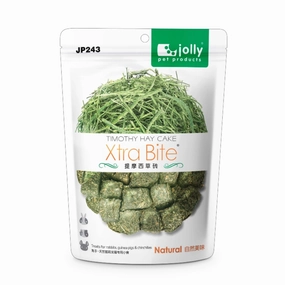 Jolly Xtra Bite Timothy Hay Cake 140g (JP243) kitten health kit kitten booster vitamins kid cat immune kitten digestion kitten omega 3