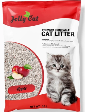 Jollycat Apple Cat Litter 10L kitten supplies kitten toys kitten food kitten litter box kitten bed