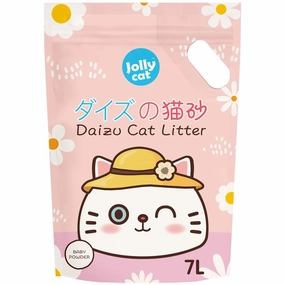 Jollycat Daizu Baby Powder Clumping Tofu Cat Litter 7L kitten supplies kitten toys kitten food kitten litter box kitten bed
