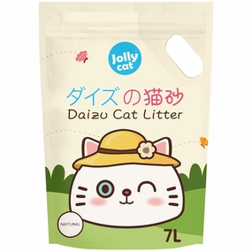 Jollycat Daizu Natural Clumping Tofu Cat Litter 7L kitten supplies kitten toys kitten food kitten litter box kitten bed