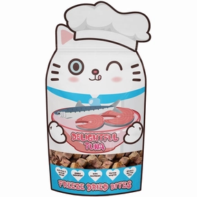 Jollycat Freeze Dried Bites Delightful Tuna Grain-Free Cat Treats 30g natural cat food soft cat treats freeze dried cat food organic cat treats indoor cat food