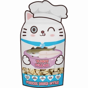 Jollycat Freeze Dried Bites Yummy Pollack Grain-Free Cat Treats 18g dog chew toys dog dental chews durable chew toys puppy chew toy bone chew