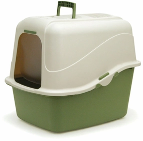 Jumbo Deluxe Hooded Litter Pan Accessories cat scratchers cat towers cat window perch cat heating pad cat calming spray