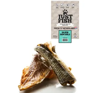 Just Fish Salmon Skin Curls Dog & Cat Treats 250g chicken fence goat pen animal fencing electric fencing portable livestock fence