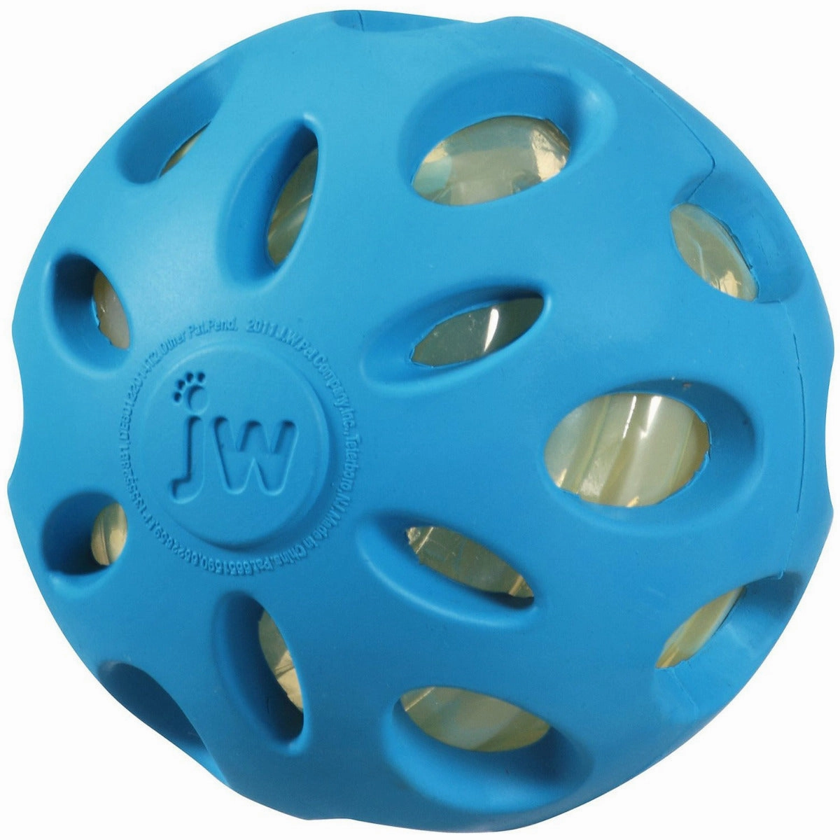 JW Pet Crackle Heads Ball Dog Toy